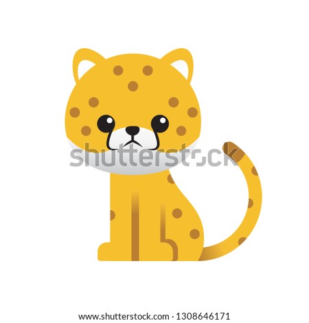 Little Cheetah for Children's Illustration