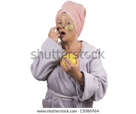 middle-aged women in spa