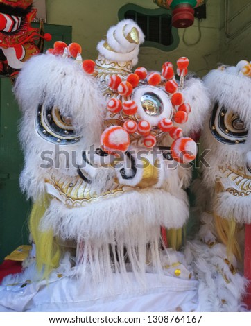 traditional dragon head costume