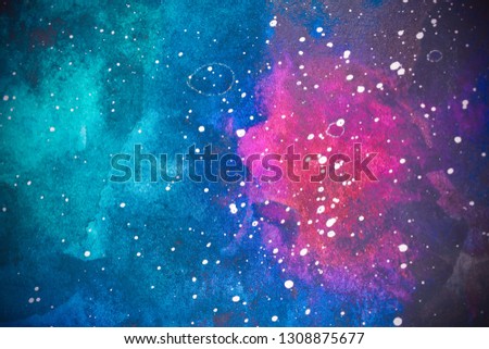 watercolor paint on paper of different colors background image
