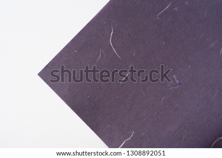 Design concept - purple folded japanese washi paper for mockup