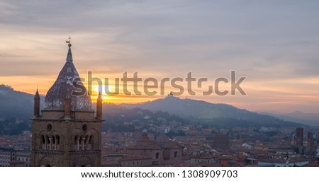 Sunset in Bologna