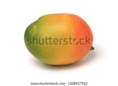 Mango on white.