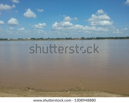Sky over the Mekong River