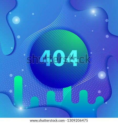 gradient template fluid with modern background style