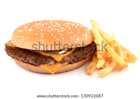 hamburger with potatoes