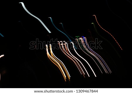 Abstract night lights background