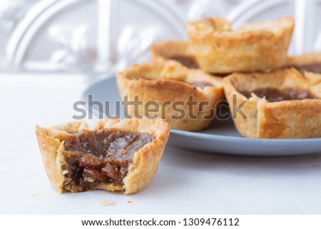Canadian Butter Tarts Royalty-Free Stock Photo #1309476112