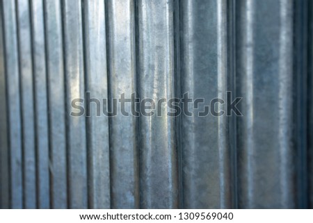 corrugated steel background 