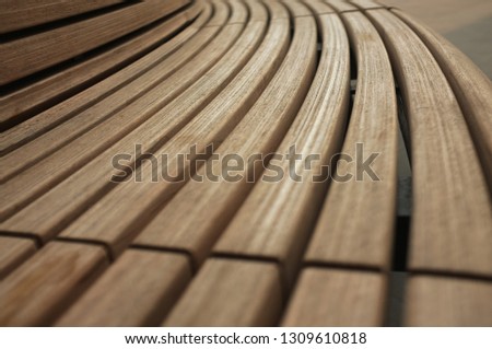 Wood architecture chair model background. Wood texture background .