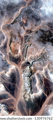 the Enchanted Forest, abstract photography of the deserts of Africa from the air. aerial view of desert landscapes, Genre: Abstract Naturalism, from the abstract to the figurative, 