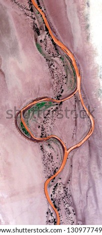 The Silk Road, abstract photography of the deserts of Africa from the air. aerial view of desert landscapes, Genre: Abstract Naturalism, from the abstract to the figurative, 