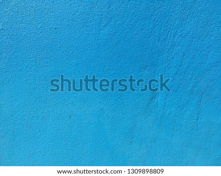 Blue color concrete wall background and texture design