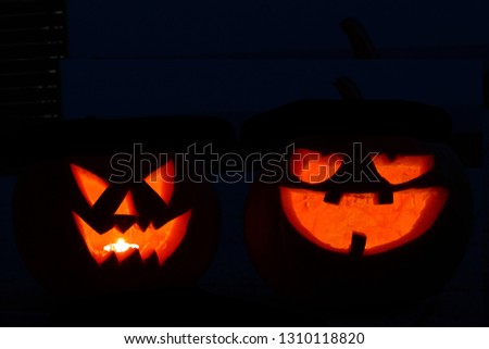 Halloween in the night