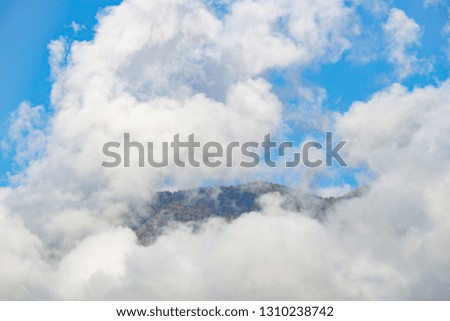 Mountain landscape. Caucasus summer view in the daytime