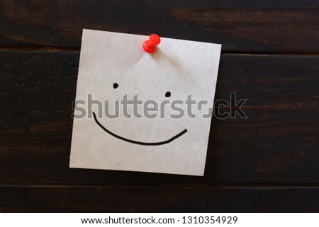 Smiley on sticker