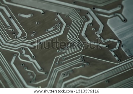 electronic circuit, computer circuit board blue, computer technology