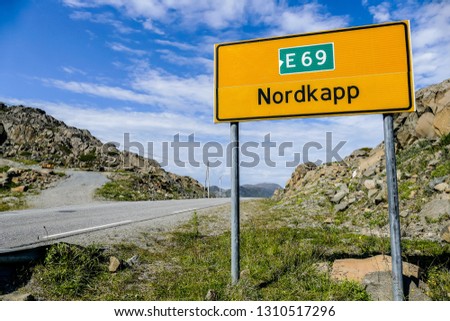 sign on road in mountains, beautiful photo digital picture
