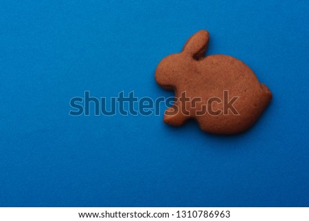 Handmade gingerbread hare