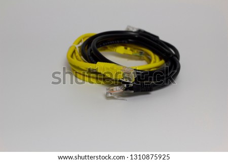 Computer network cable r j 45 plug-ins