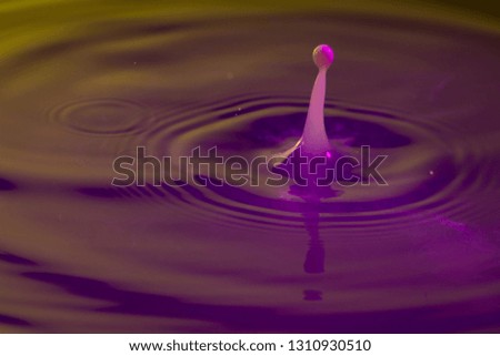 Water Drop Splash color