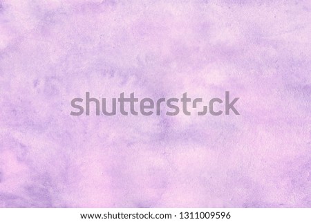 Watercolor texture pastel texture effect background of purple magenta colors