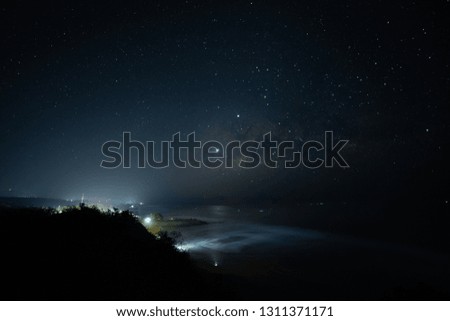 Milky Way Sea View Ocean Pacific