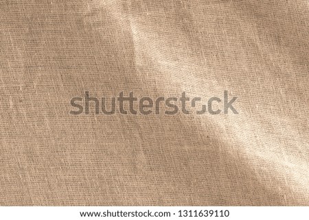 Texture brown canvas fabric as background