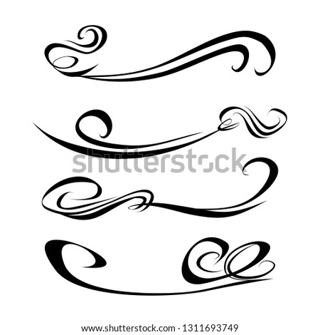  Decorative monograms and calligraphic borders. Template signage, logos, labels, stickers, cards. Graphic design page. Classic design elements for wedding invitations.