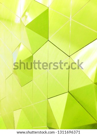 Abstract architectural pattern green.