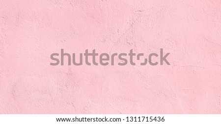 Vintage light pink plaster Wall Texture. Pastel Background. Abstract Painted Wall Surface. Stucco Background With Copy Space For design Royalty-Free Stock Photo #1311715436