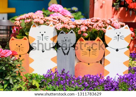 cat family sign