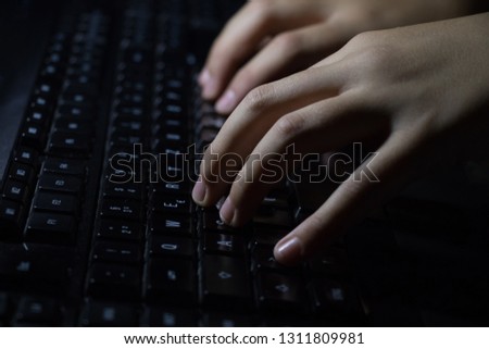 Child with a computer