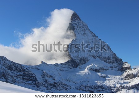 Matterhorn Summit in Winter Sun