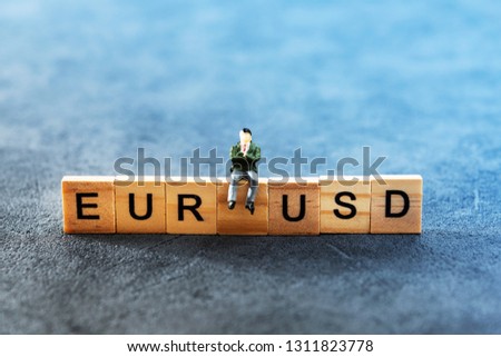 Business investment concept picture - EURUSD