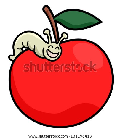 Worm apple