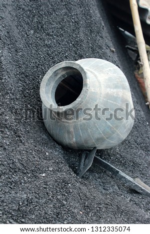 coil and pot Royalty-Free Stock Photo #1312335074