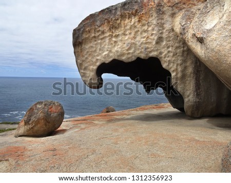 Remarkable Rocks, Kangaroo island, South Australia                             