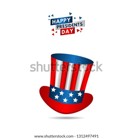 Happy Presidents Day Vector Template Design Illustration