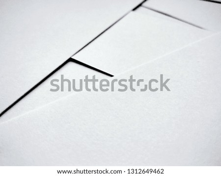 Texture of white paper stripes 