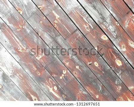 Texture of an old wood with cracks and scratches. Abstract background.