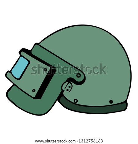 Russian spetsnaz (Special Operations Forces) steel helmet for tactical military. 