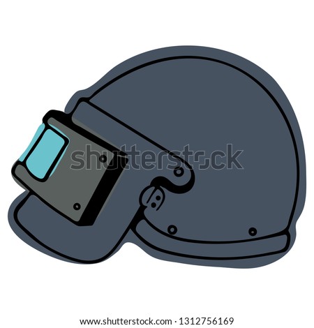 Russian spetsnaz (Special Operations Forces) steel helmet for tactical military. 