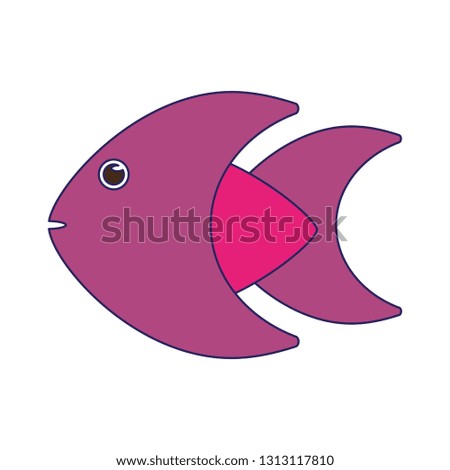 Fish sea animal cartoon