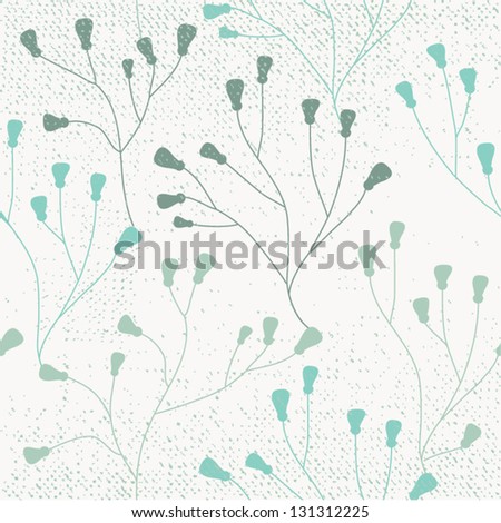 Seamless spring or summer flowers pattern. Vector illustration. Floral background. Seamless pattern can be used for wallpaper, pattern fills, web page background, surface textures.