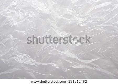 A White Plastic  Bag Texture, macro, background Royalty-Free Stock Photo #131312492