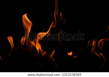 Fire for industrial background and other concept