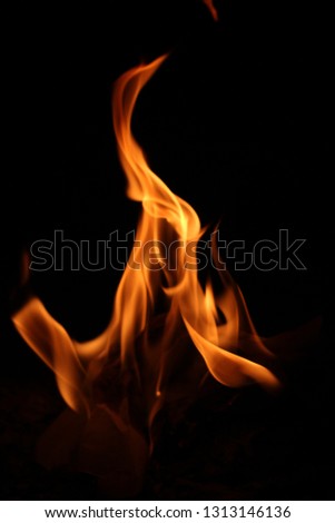 Fire for industrial background and other concept.