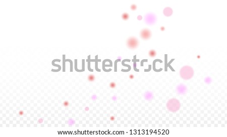 Hearts Confetti Falling Background. St. Valentine's Day pattern. Romantic Scattered Hearts Wallpaper. Vector Illustration. Cute Element of Design for Posters.
