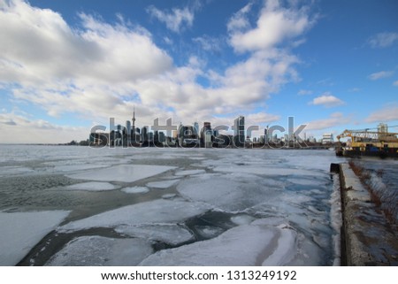 Toronto Skyline in Winter
